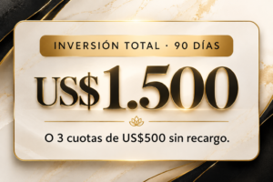 oferta premium de inversión 90 días